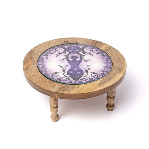 Moon goddess print glass - goddess,