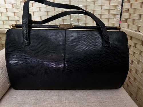 Vintage riviera navy snakeskin - vintage,