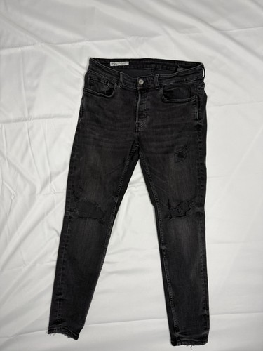 Zara black and grey - zara, distressed