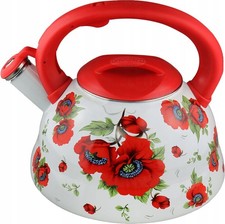 Retro 3L Enamel Kettle Floral