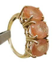 ANTIQUE VINTAGE HALLMARKED 9CARAT GOLD RING WITH GEMSTONES