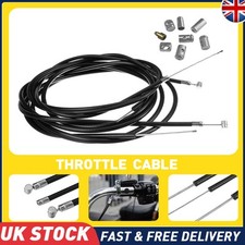 Motorcycle Scooter Clutch Brake Throttle Line Cable Harness Universal Kit 6PCS