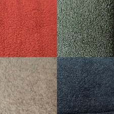 Faux Sheepskin Plain Sherpa Fabric - Multiple Lengths & Colours - A1296