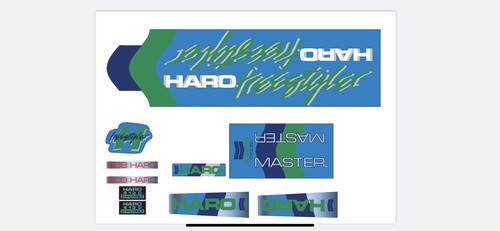 Haro freestyler master decal - haro,
