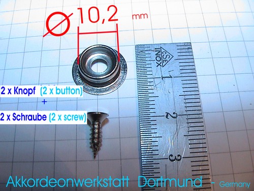 Knob for accor bellows - knob, accor.
