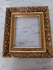 Picture Frame Gold Ornate Decorative  15 5" X 13.5" (For Picture 10.5" X 8.5")