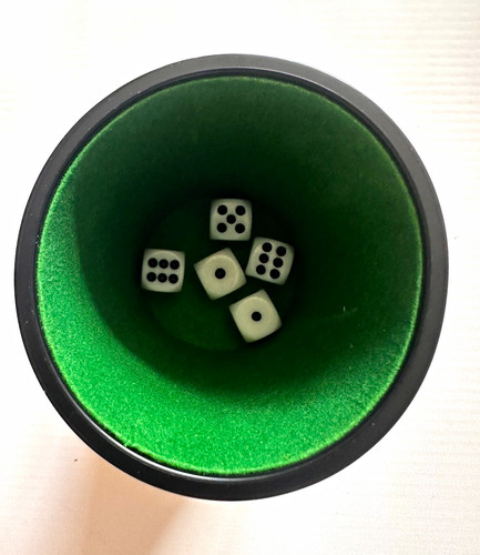 Yahtzee dice cup set - set:, 5