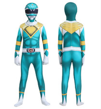 Kids Power Ranger Adults Jumpsuits Cosplay Party Costume Halloween Birthday Gift