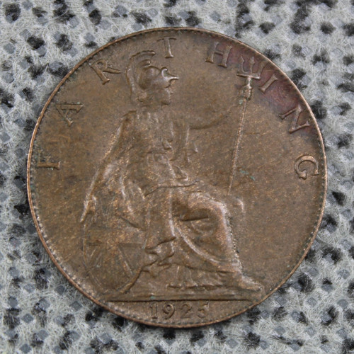 1925 farthing penny - farthing,