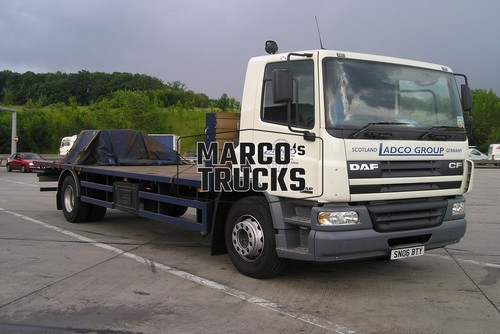 Truck photo daf flatbed - cf,