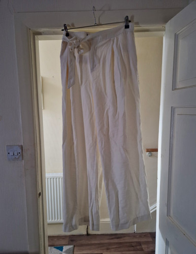 Zara women white wide leg - women’s,