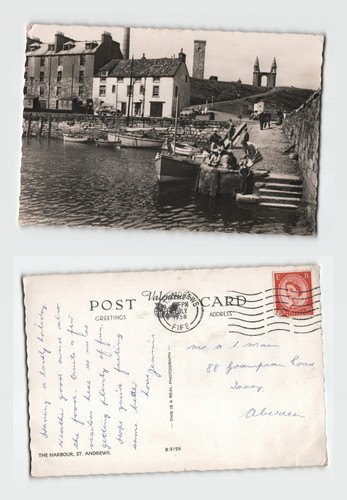 Postcard andrews harbour - -,