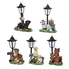 Dog Outdoor Statue Dog Solar