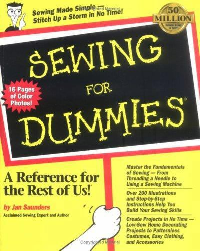 Sewing for dummies - for,