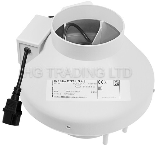 Systemair rvk iec 125e2 - 125e2-l, 5
