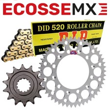 Suzuki DRZ400 All Models DID Gold G/B Chain Silver Renthal Sprocket Kit 