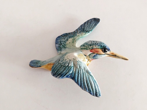 Beswick flying kingfisher wall - kingfisher,