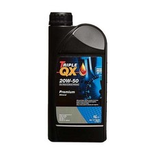 521776242 Premium Car Engine Oil 1L 1 Litre 20W50 A3 B4 Mineral By Triple QX TQX