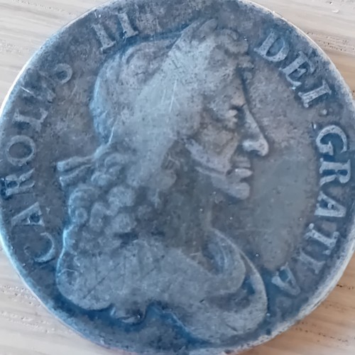 Charles 1671 silver - charles, ii
