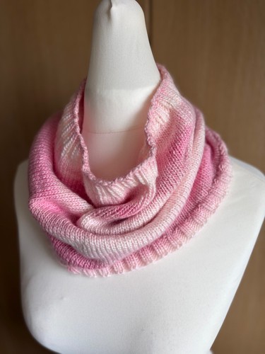 Hand knitted cowl scarf - knitted, scarf,
