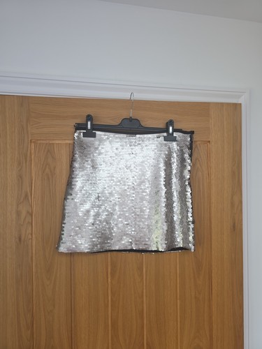 Zara sequin miniskirt - sequin,