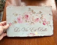 VINTAGE STYLE METAL SIGN WITH