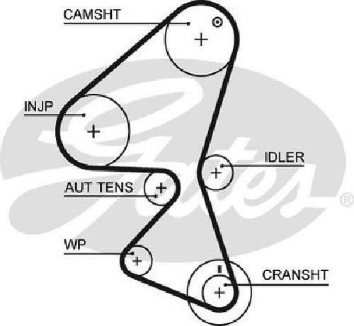 Genuine gates timing - genuine, belt