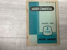 morris commercial 10 cwt van J