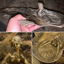 RARE C1900 Art Nouveau HEAVY