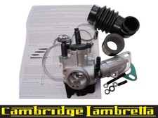 Lambretta DellOrto 25 PHBL Carb, Manifold & Filter Kit
