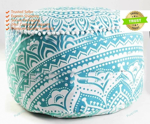 Indian ottoman round mandala - round,