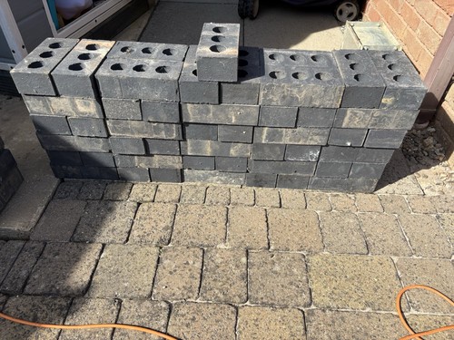 Grey engineering bricks - grey,