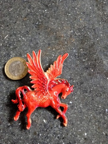 Pegasus horse brooch - pegasus,