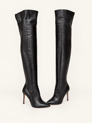 Sanctum leather boots black - bn,