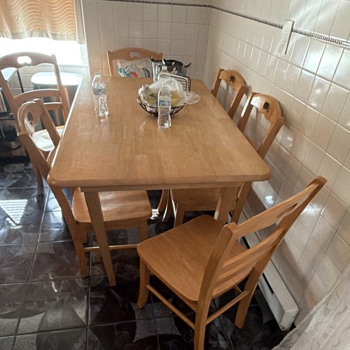 Piece wood rectangular - 7-piece,