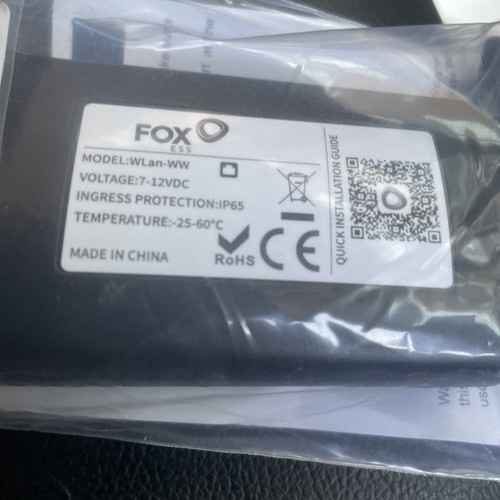 Fox ess wifi - wifi, usb