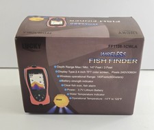 Sonar Fish Finder FF1108-1CWLA Wireless, Rechargeable, 45M Echo Depth Sensor