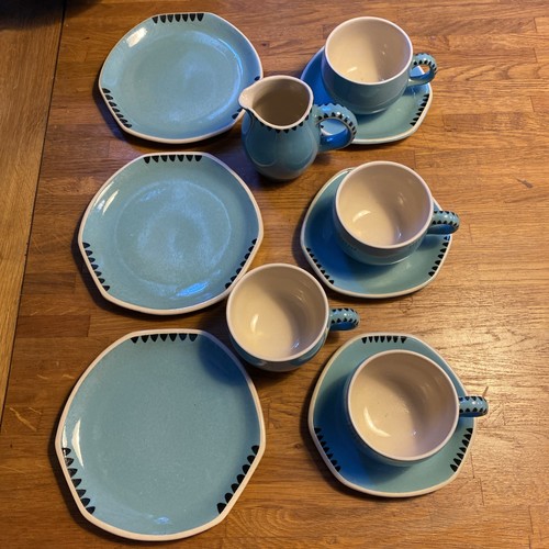 Langley pottery tea set - langley, 3