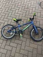 Boys Cosmos Carrera Bike 16” Kids Bicycle Blue Green Age 5+ Lightweight Aluminum