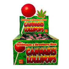 Lollipops Cannibis Hemp - Bubblegum StrawBerry Haze  - Pk 5 / 10 / 25 / 70