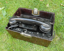 Soviet Red Army WW2 type TAI-43 ТАИ-43 Field Telephone Bakelite German Copy
