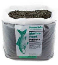 Mixed HALIBUT marine high feed pellets for carp & coarse fishing 12.75kg 2,5&8mm