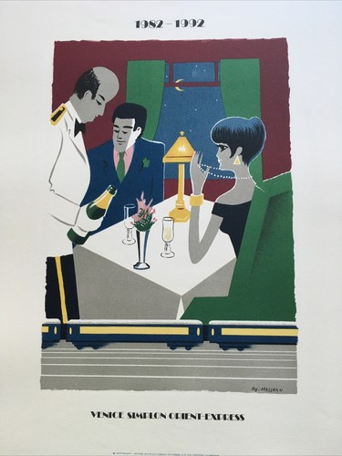 Vintage orient express print - orient,