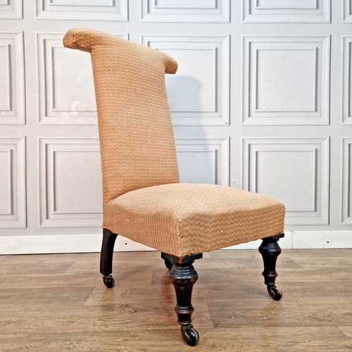 Antique victorian prayer chair - victorian,