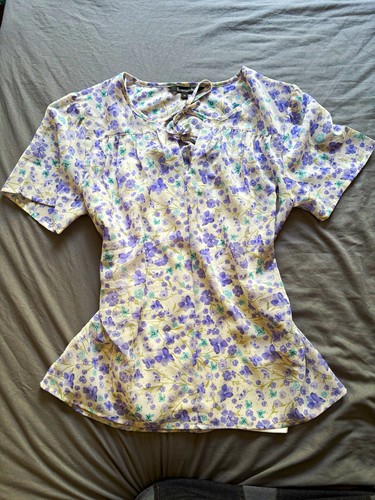 Bonmarché white purple - bonmarché, floral
