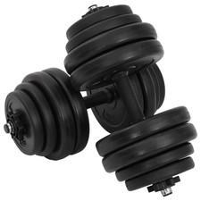 30kg Dumbbell Set (2×15kg) – Weights with Anti-Slip Handles & Star Loc– Home Gym