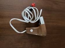 Retro Mini Hair Dryer for car/camper van etc -12V brown & chrome.