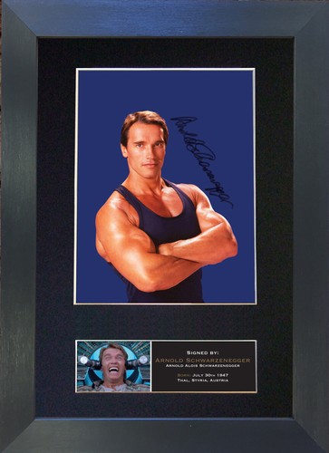 Arnold schwarzenegger signed - schwarzenegger,