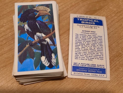 Brooke bond tea - brooke, cards