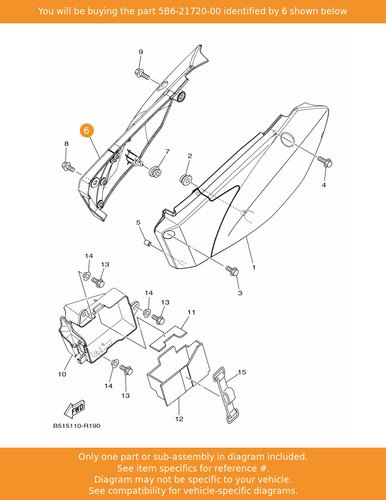 Yamaha side cover - yamaha, 2